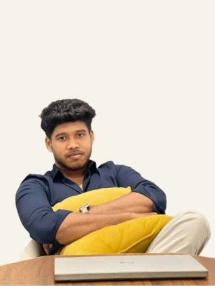 best performance marketer in kochi sitting casually